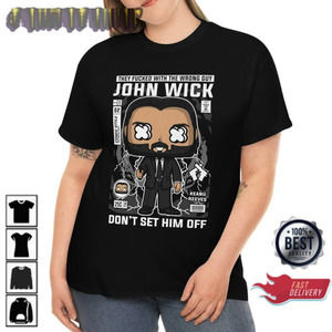 John Wick Tee The Fvchked With The Wrong Guy Unisex T-shirt Gift For Fan